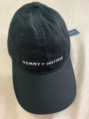 tommy hilfiger TOMMY 棒球帽 黑色 全新正品 美國購回 皮帶可調整帽圍