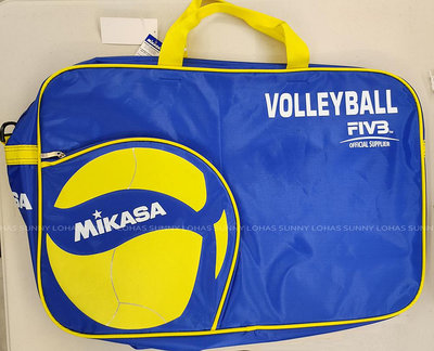 【MIKASA】6顆裝 排球袋 肩背袋 收納袋 MKAC-BG260W-BL 藍色 [迦勒]