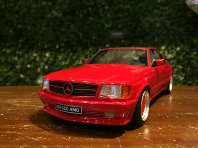 1/18 Otto Mercedes-Benz W126 560 SEC Red OT995【MGM】