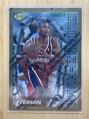 NBA 1996 TOPPS FINEST ALLEN IVERSON #69 (RC)