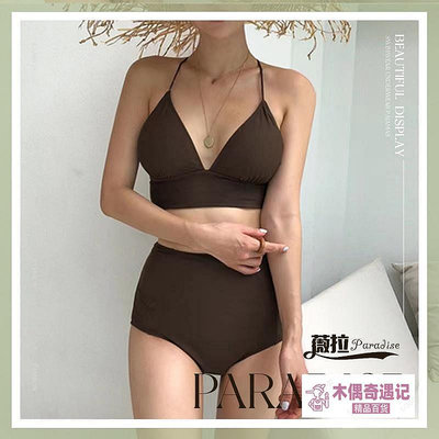 歐美泳衣 bikini 泳衣女 女生泳裝 泳衣小胸 泳衣比基尼 泳【木偶百貨】