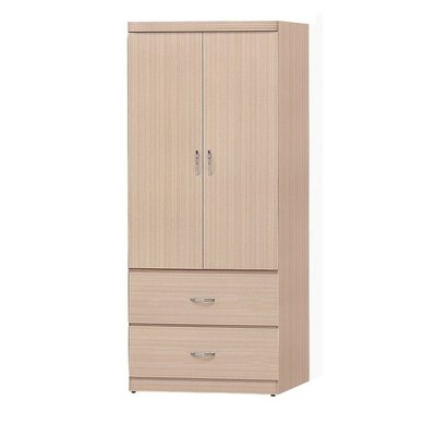 【KA205-7】百合白橡2.5×6尺衣櫥