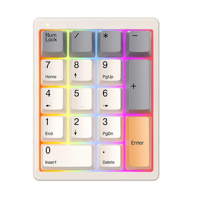 魔蛋17鍵 自定義按鍵 可插拔軸 數字小鍵盤 機械 外接筆記本typec