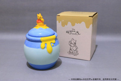 日本迪士尼 Disney 小熊維尼 Winnie the Pooh 儲物罐 糖罐 陶瓷罐