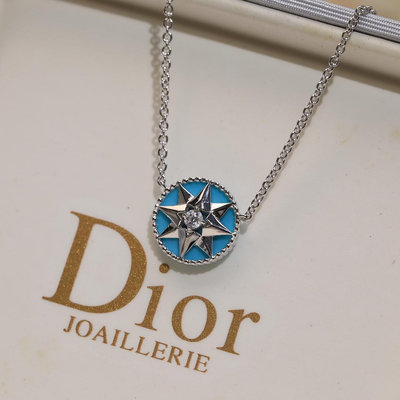 【二手】精工版本【】Dior高級珠寶Rose des vents項鏈 點綴別致的羅盤玫