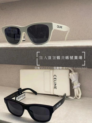 預購 全新正品 Celine 4S249CPLB 窄方形框 男生款 字母鏡腿 太陽眼鏡 墨鏡 MONOCHROMS 05