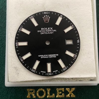 ROLEX 原裝黑色五進位面盤 DJ 2(116300,116334)41mm鋼錶款116234,116234,1601