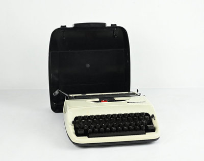 《玖隆蕭松和 挖寶網U》B倉 早期 ALL DE LUXE 打字機 收藏擺飾 擺件 重約 4.5kg (07523)