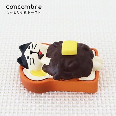 ［托托 in JP］日本 正品 concombre DECOLE 麵包系列  紅豆奶油貓吐司