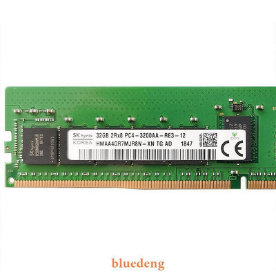 SKhynix現代海力士32G 2R×8 PC4-3200AA DDR4 ECC REG伺服器記憶體