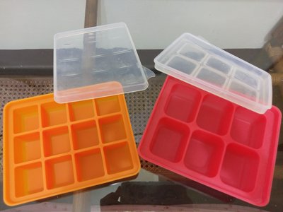 [二手] 韓國 BABY JOY 鉑金矽膠副食品製冰盒 4格/6格/12格 (副食品分裝盒 保存盒)