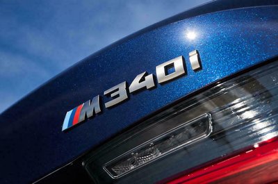 【樂駒】BMW M340i G20 G21 鈰灰 字標 Trunk Emblem Cerium Grey 後車廂 行李箱