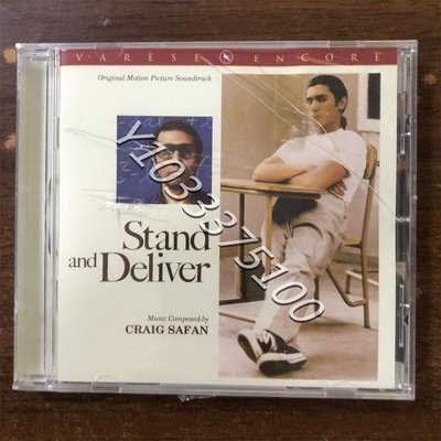 現貨CD Stand And Deliver 為人師表電影原聲 US未拆 唱片 CD 歌曲【奇摩甄選】1160