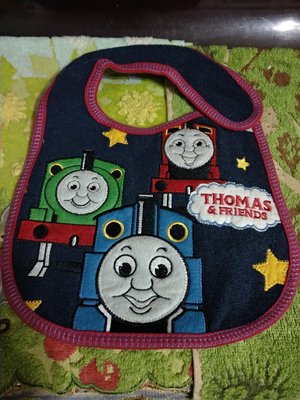 湯姆士小火車 圍兜兜 口水巾