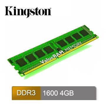 金士頓 Kingston KVR16N11S8/4 記憶體 桌機 DDR3 1600 4GB  4G