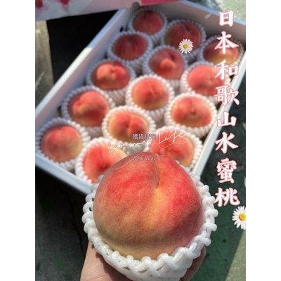 免運特大11-13顆日本長野水蜜桃原裝5公斤