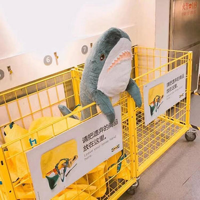 100公分鯊魚抱枕 鯊魚玩偶 靠枕玩偶娃娃 鯊魚吊飾 鑰匙圈