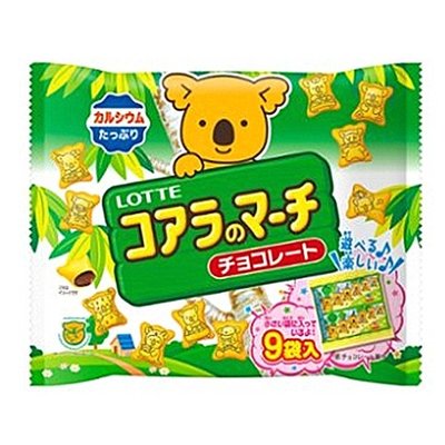 +東瀛go+(短效特價)樂天LOTTE 小熊餅家庭號袋裝-可可風味 108g 日本樂得 小熊餅乾 可可風味餅乾 日本進口