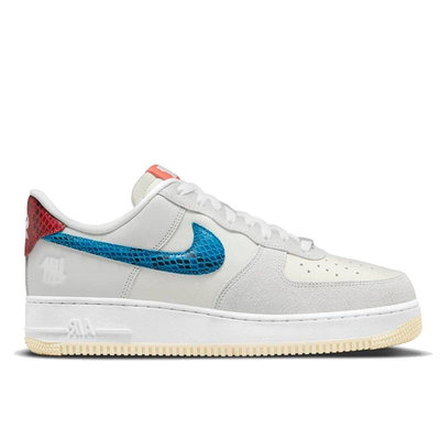 NIKE X UNDEFEATED AIR FORCE 1 SP DM8461-001 米灰紅藍
