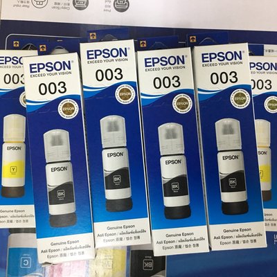 【現貨】*四色一組*EPSON 原廠墨水型號003 適用：L3210/L3250/L3550/L5290/L5590