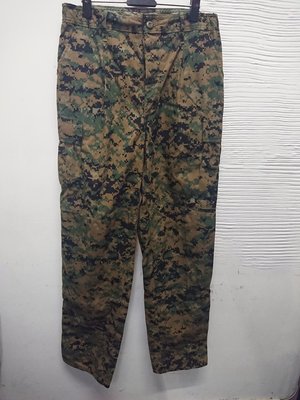 美國海軍陸戰隊 USMC MARPAT叢林數位迷彩褲(M號L長版）