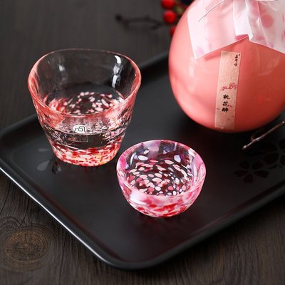 日本進口石塚硝子清酒杯日式白酒杯子津輕創意個性手工玻璃杯茶杯滿額免運