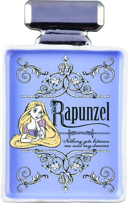 【噗嘟小舖】現貨 日本正版 長髮公主 香水瓶造型 點心盤 陶瓷 盤子 碟 皿 飾品盤 迪士尼 Rapunzel 樂佩
