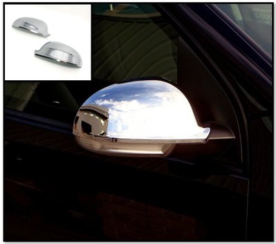 圓夢工廠 VW 福斯 Golf 5 2003~2008 MK5 改裝 鍍鉻 後視鏡蓋 後照鏡蓋 照後鏡保護蓋 飾貼