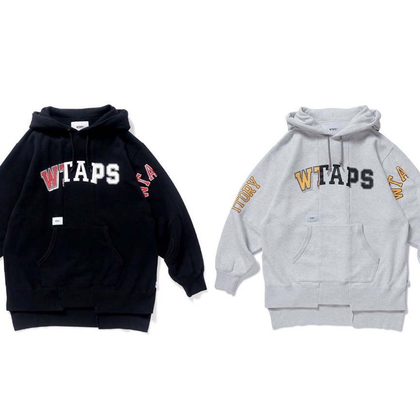 希望商店】WTAPS RIPPER 02 / SWEATSHIRT 18AW 拼接字母帽衫| Yahoo