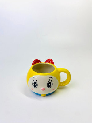 【二手】日本中古 Fujiko正版哆啦A夢機器貓妹妹 哆啦美馬克杯 回流 瓷器 擺件【佟掌櫃】-3856