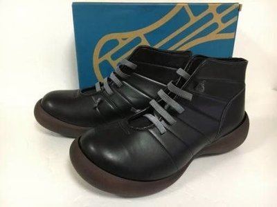 日本製RegettaCanoe黑色短靴M號尺寸26~26.5全新品，大阪鞋樂步鞋