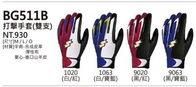 ((綠野運動廠))最新款SSK BG511B山羊皮打擊手套(雙)四款配色,亮麗配色,食指部及掌心加厚,優惠促銷中~