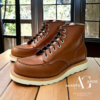 經典色(40-46) 875 RW8875版型 固特異縫製手工靴 純橡膠防滑 厚底靴 工作靴 8130 AG真皮製造