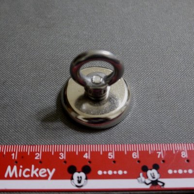 《磁石技研》釹鐵硼 O型吊環強力磁鐵掛勾  直徑 32mm