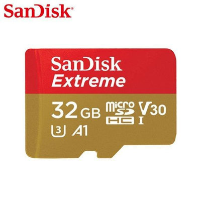SanDisk Extreme microSD U3 32GB V30 記憶卡