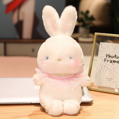 【小點點】田園小兔  小白兔娃娃毛絨 兔年吉祥物娃娃 兒童禮物