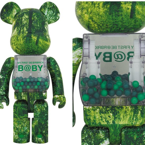 現貨2021 MY FIRST BE@RBRICK FOREST GREEN Ver. 1000% 森林千秋綠千秋 