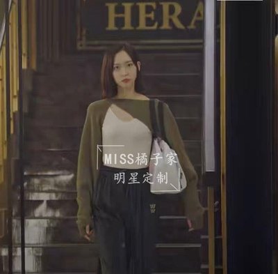 韓劇頂樓錫京同款韓風CHIC設計感小眾洋氣套頭針織衫兩件套上衣女KLjpyx
