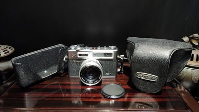 古董相機-日本YASHICA GNS ELECTRO 35（日本版蔡司）（LOMO/傻瓜/膠卷/老物/擺飾）