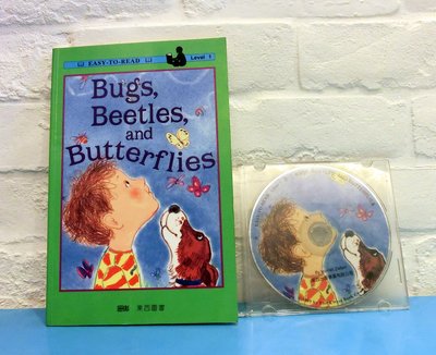 ＊【兒童英語繪本+CD】＊~ easy to read~ Bugs, Beetles, and Butterfly