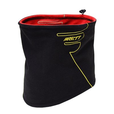棒球世界全新BRETT保暖護頸套特價黑紅配色
