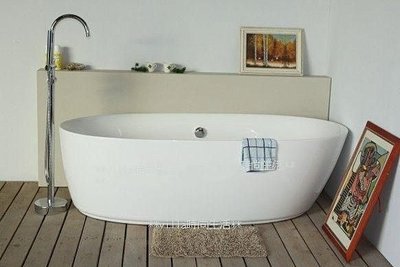 --villa時尚生活-- 150CM 現代獨立浴缸 薄邊圓潤