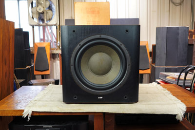 【夢響音響工作室】英國品牌美國製造 B&amp;W ASW-650 12吋低音主動式超重低音  一元起標