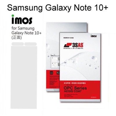 清倉價~【iMos】3SAS系列保護貼Samsung Galaxy Note 10+/Note 10 Plus正面 背面