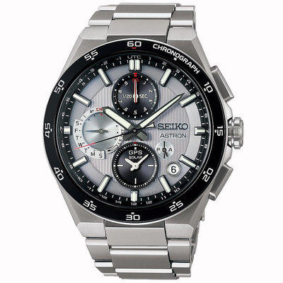 SEIKO 精工手錶 ASTRON SBXC153 43mm 銀白色面盤 GPS衛星電波 太陽能 鈦金屬 男錶女錶