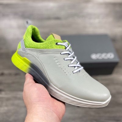 ECCO 高爾夫球鞋男20全新S-Three系列高爾夫男鞋Golf運動鞋 灰色  39-44碼