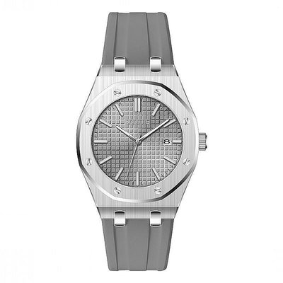 熱銷 詩高迪時尚中性大錶盤個性手錶腕錶潮流氣質男士手錶腕錶女錶膠帶日歷210 WG047