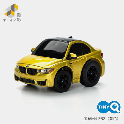 TINY微影Q版系列M4 F82復古合金車內小擺件回力汽車模型玩具男生