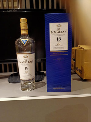 Macallan 18  double cask 麥卡倫空酒瓶