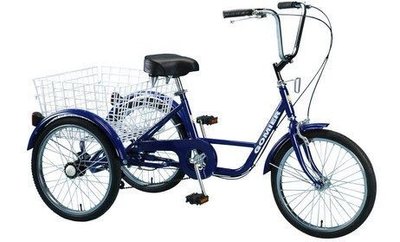 【群帝3C】三輪自行車20吋藍色